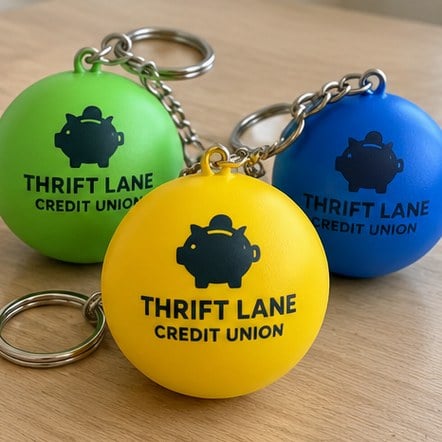 Custom Stress Ball Keychains