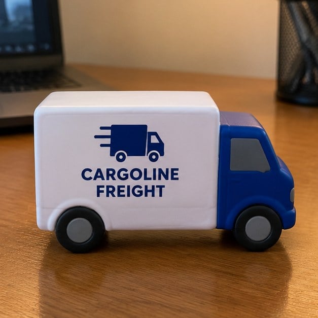 Customer photo of a truck-shaped stress reliever